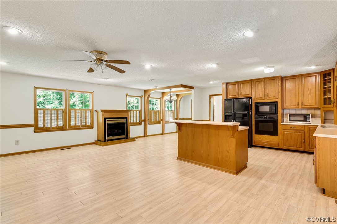 5158 Boydton Plank Road Brodnax, VA 23920 - Photo 9 of 43 a view of kitchen with refrigerator and window
