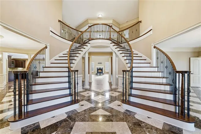 a very nice looking room with a large window