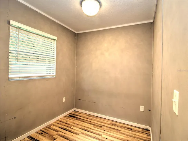 a view of a flower in a garden