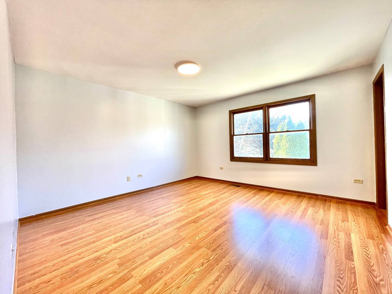 1689 Apple Valley Road Bolingbrook, IL 60490 - Photo 10 of 28 an empty room with wooden floor and windows