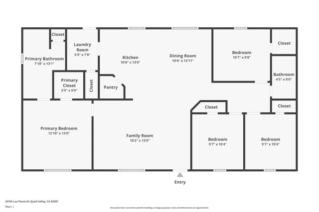 $824,999 | 24765 Las Flores Drive, Canyon Lake, CA 92587