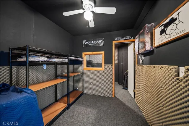 a hallway with stairs