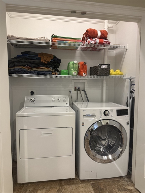 115 Bronson Fall River Fall River, MA 02724 - Photo 34 of 37 a utility room with washer and dryer