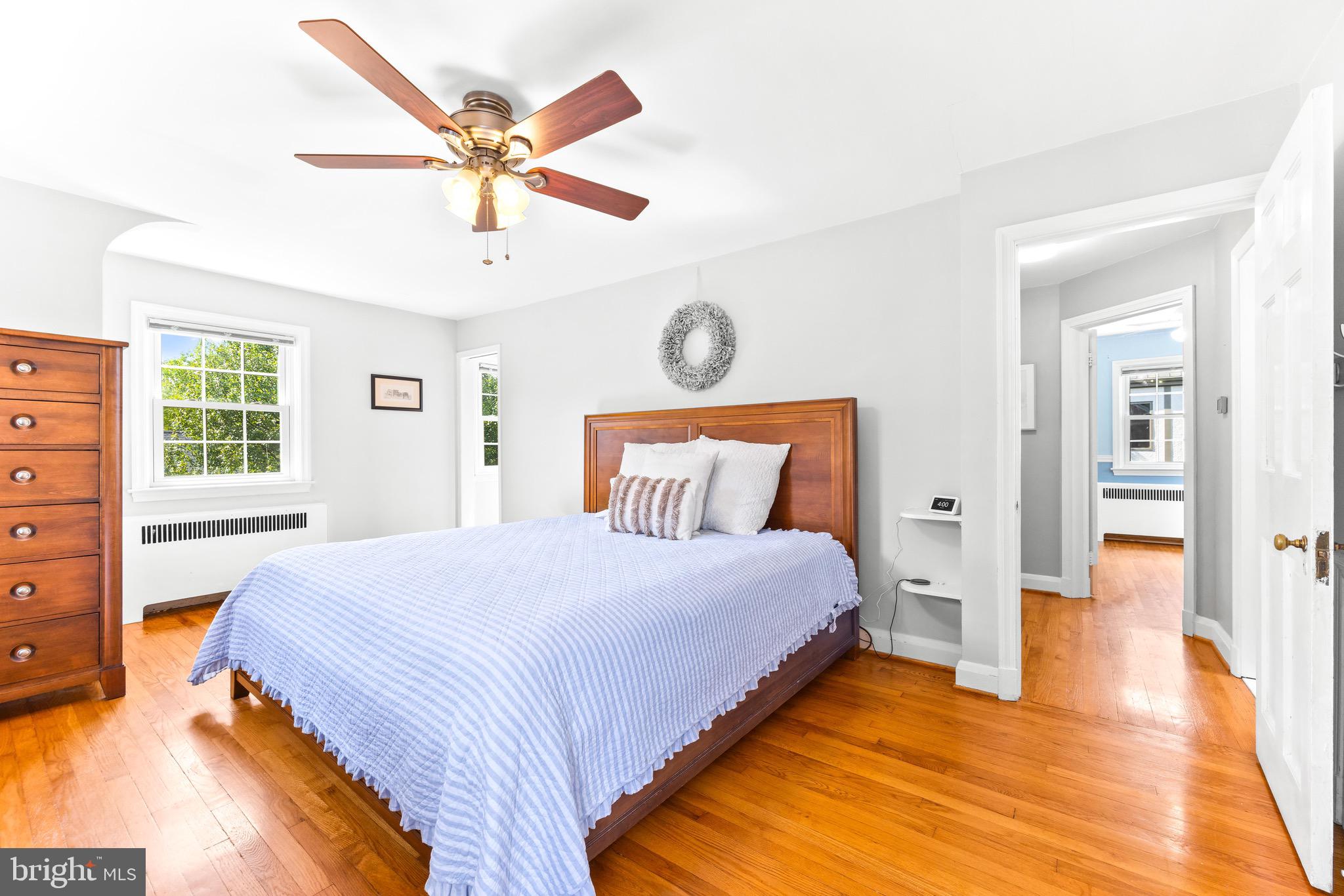 7107 Rich Hill Road Baltimore, MD 21212 - Photo 23 of 52 Primary bedroom with ceiling fan
