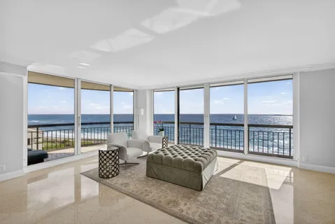 a view of a balcony