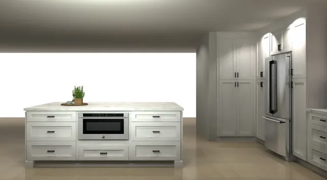 a kitchen with stainless steel appliances white cabinets and a stove