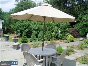 24 Shady Lane Road Clarksboro, NJ 08020 - Photo 4 of 12 a patio with a patio table and chairs