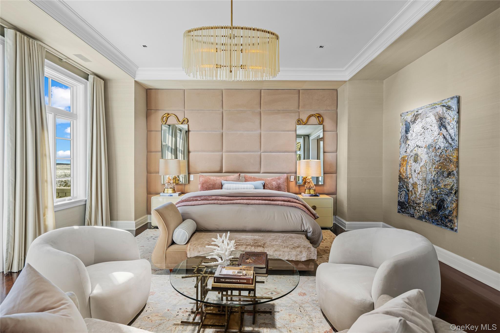 106 Premium Point New Rochelle, NY 10801 - Photo 21 of 44 a living room with furniture and a chandelier