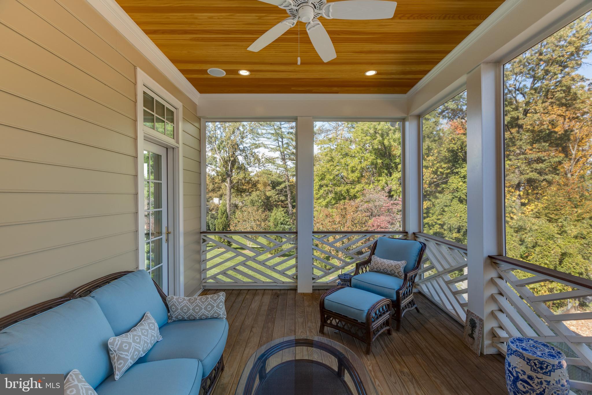 2034 Rockingham Street McLean, VA 22101 - Photo 14 of 68 Rear Porch with Chippendale Railing