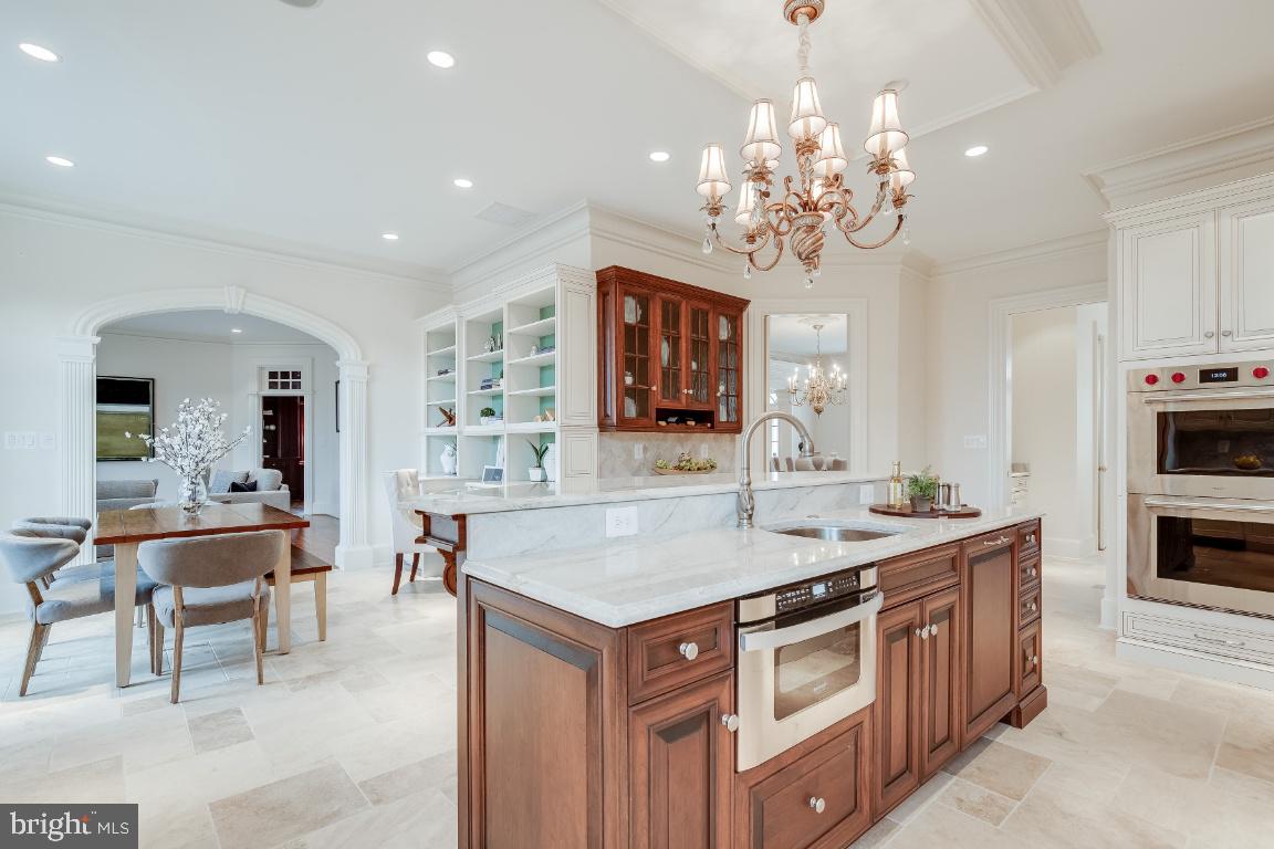 2034 Rockingham Street McLean, VA 22101 - Photo 21 of 68 Chef's Kitchen and Casual Dining Area