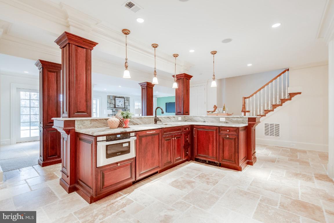 2034 Rockingham Street McLean, VA 22101 - Photo 41 of 68 Custom Cherry Wet Bar