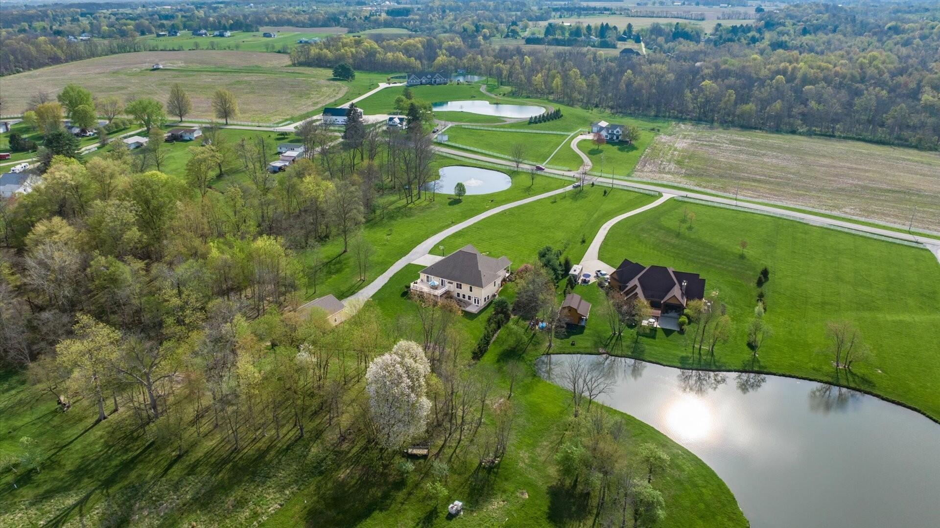 4225 Election House Road Northwest Lancaster, OH 43130 - Photo 85 of 96 Drone view from back of property