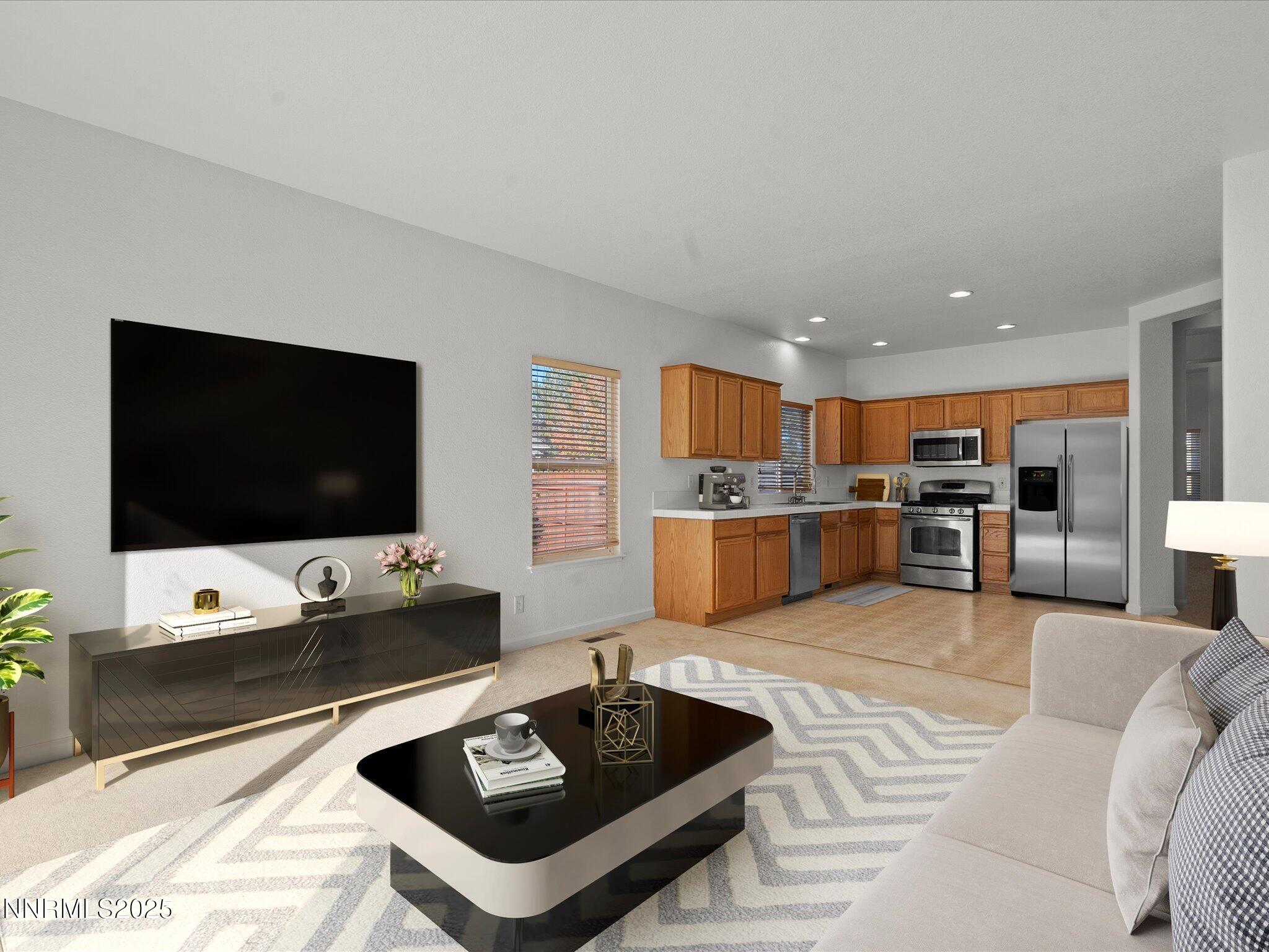 805 Sauvignon Drive Reno, NV 89506 - Photo 54 of 56 a living room with furniture and a flat screen tv