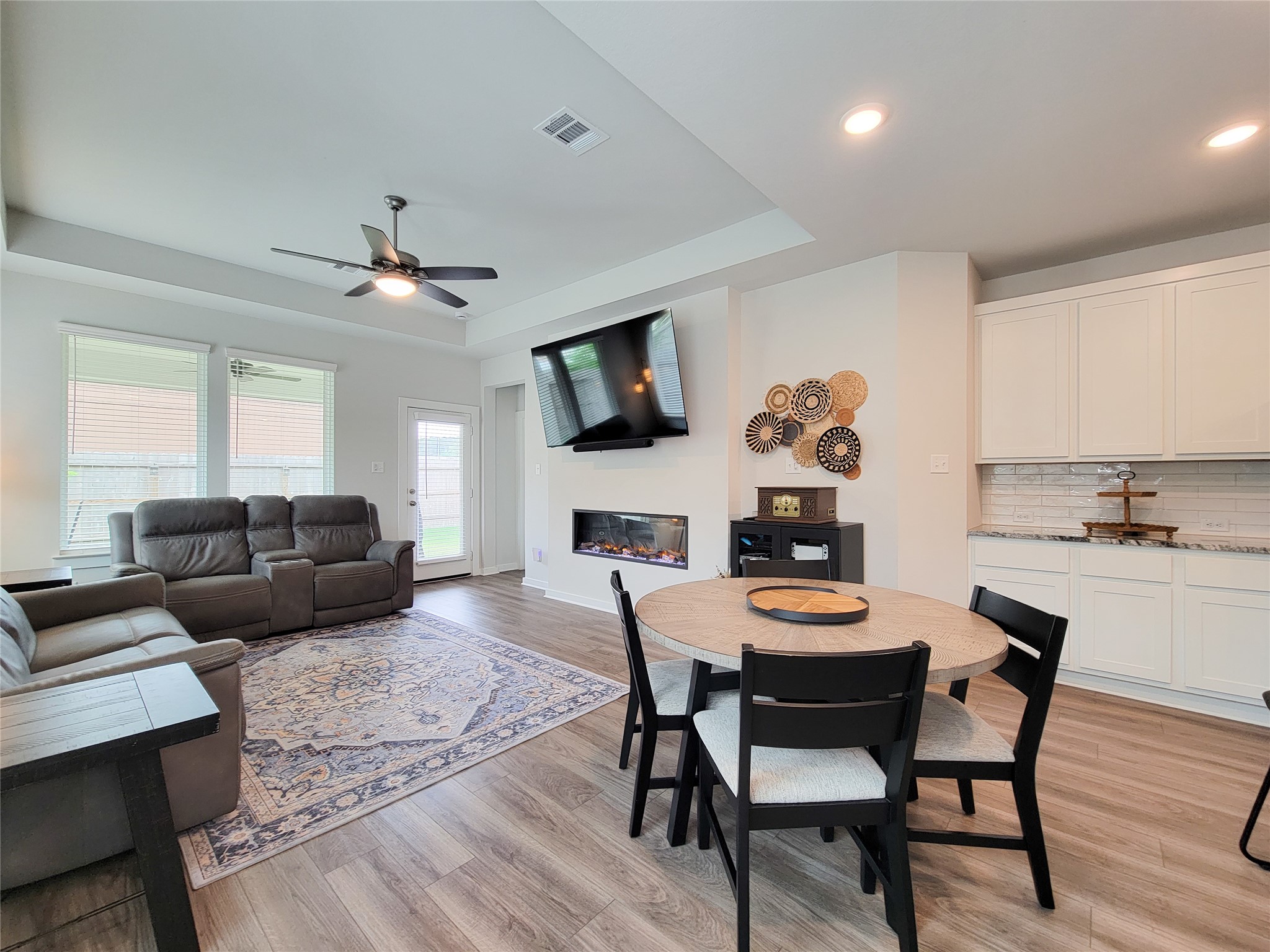 2818 Bluebonnet Ridge Drive Conroe, TX 77304 - Photo 17 of 42 a view of a dining room with furniture