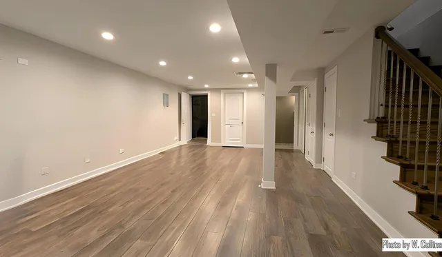 a room with storage and utility