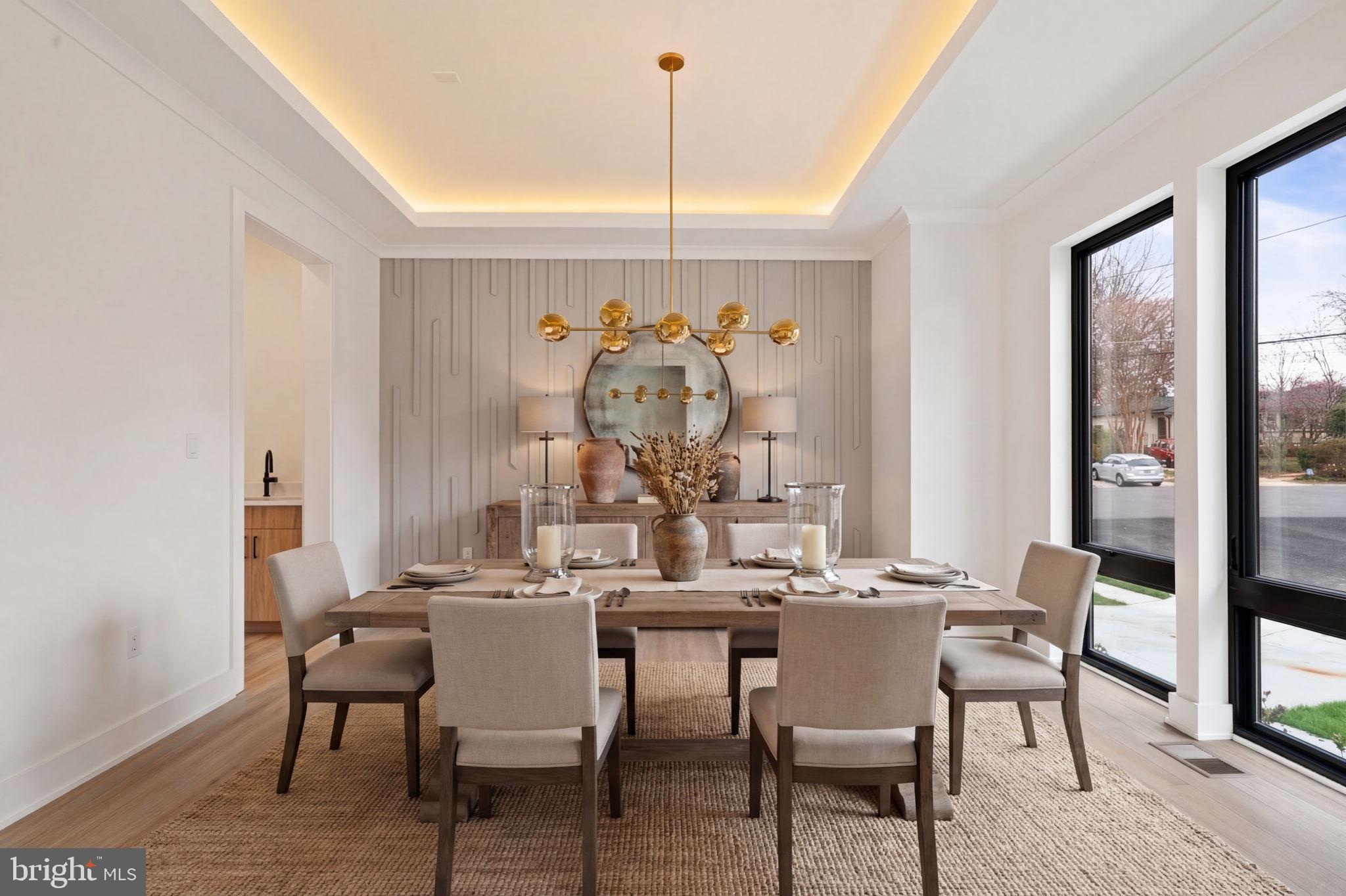 505 Adelman Circle Southwest Vienna, VA 22180 - Photo 8 of 85 a view of a dining room with furniture window and outside view