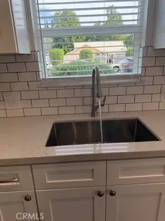 a close view of sink and window