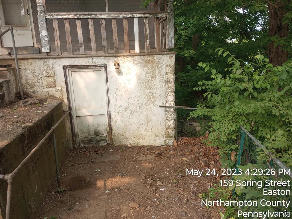 160 Spring Street Easton, PA 18042 - Photo 7 of 35 a view of a wooden door