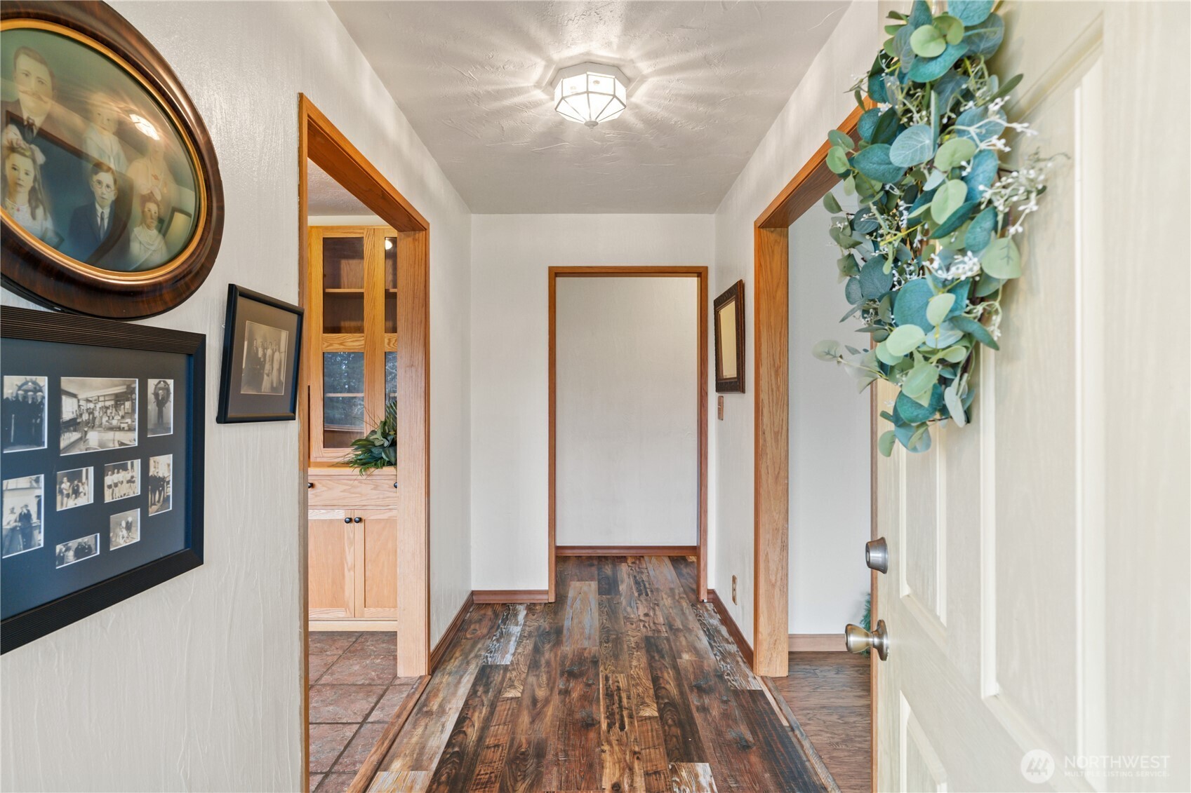 245 Joe Rocky Road Raymond, WA 98577 - Photo 3 of 40 a view of a hallway with washer and dryer