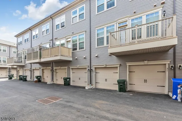 a view of a car park in front of building