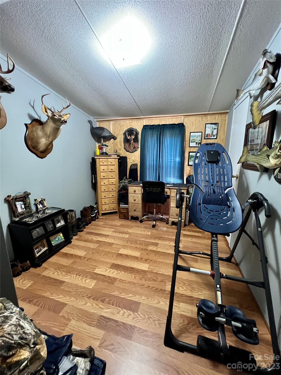 1508 Scenic View Road Hickory Grove, SC 29717 - Photo 21 of 24 a room with gym equipment and wooden floor