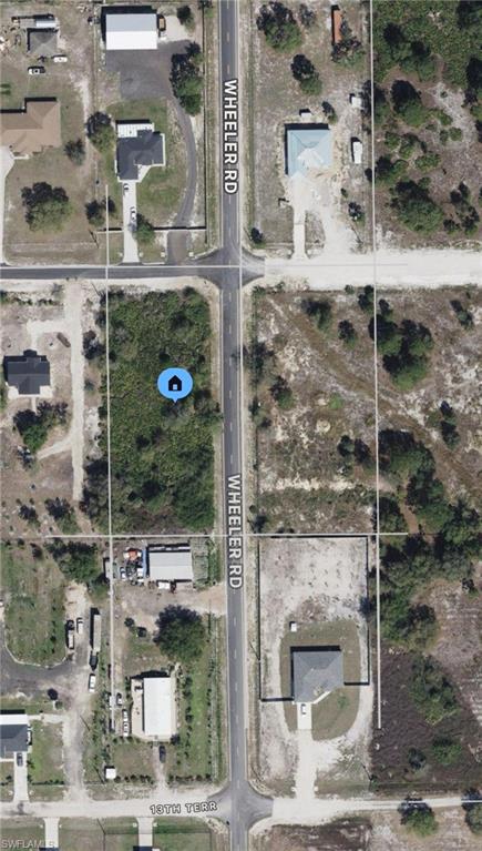 Map / location with property parcel outlined