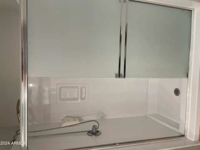 a close view of closet