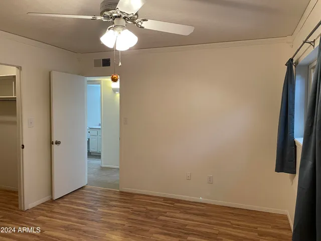 a backyard of a house