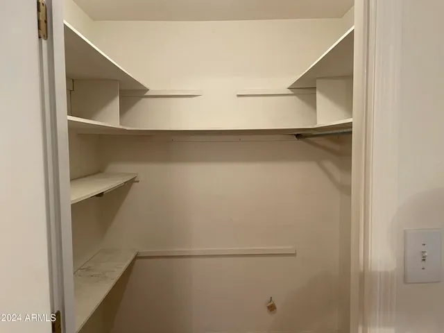 an outdoor space with seating