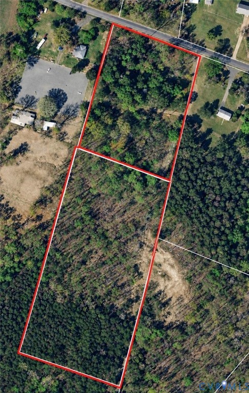 Aerial Property Survey. An overhead depiction of t