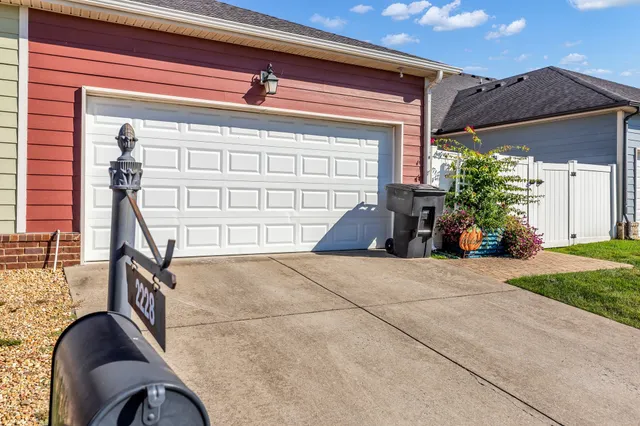 a house view with a outdoor space