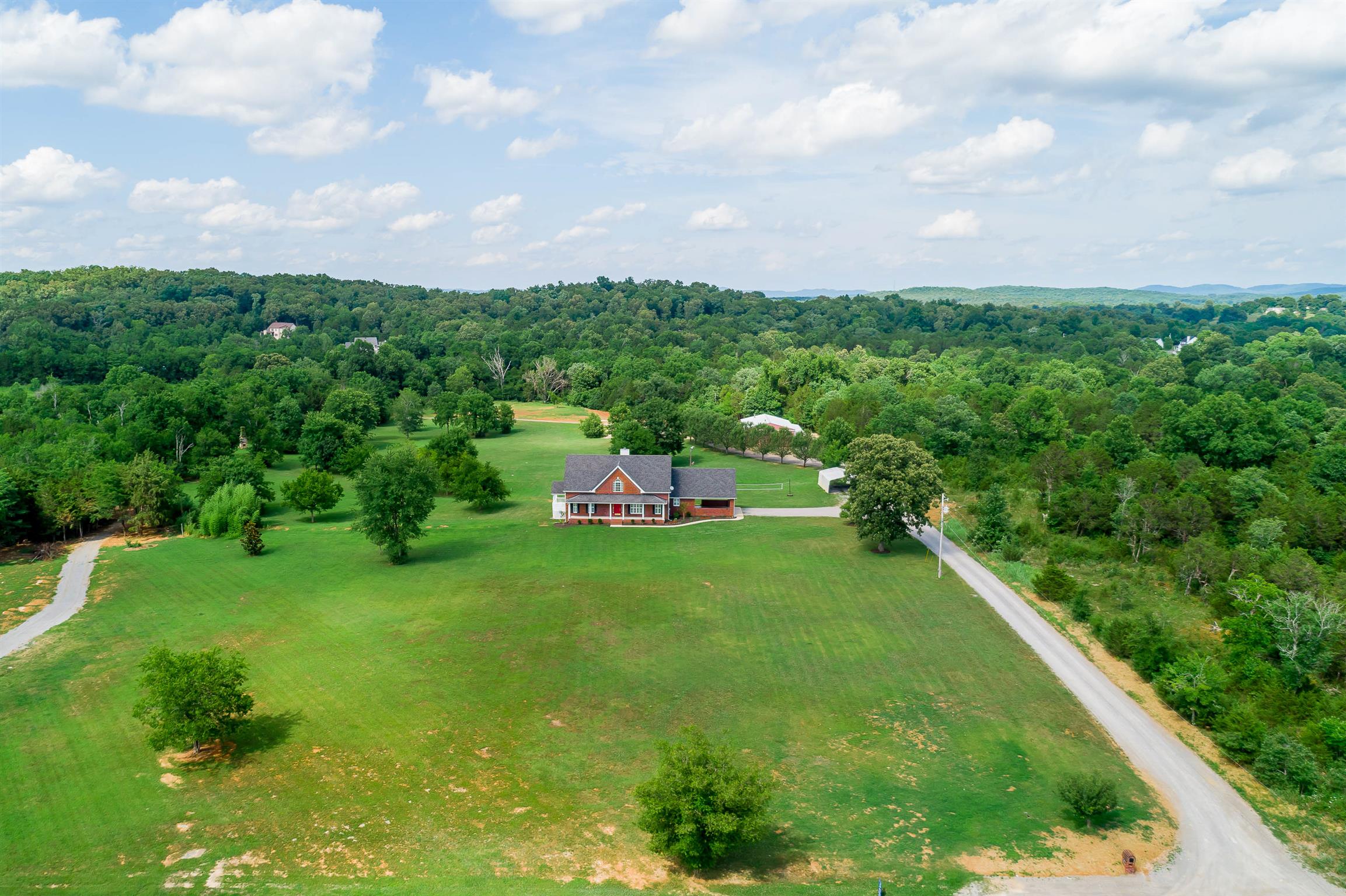3411 East Compton Road Murfreesboro, TN 37130 - Photo 1 of 30 4357 Sqft home on 9.75 acres. Drone Photo from E Compton Rd.