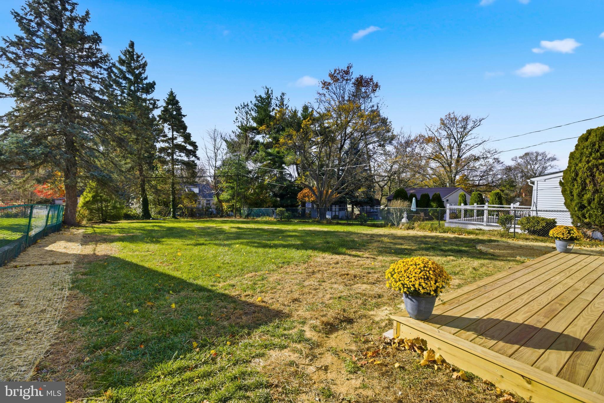 338 Wayne Avenue Springfield, PA 19064 - Photo 33 of 34 a view of a swimming pool with a yard and palm trees