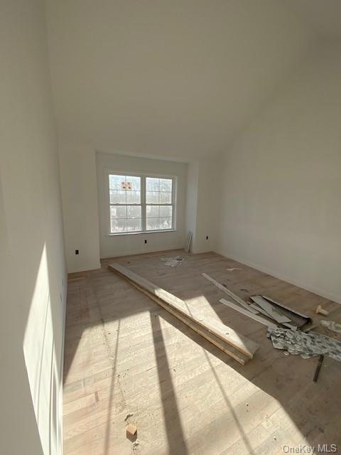 Lot #3 Mountain Road Port Jervis, NY 12771 - Photo 14 of 31 Spare room with lofted ceiling and light wood-type flooring