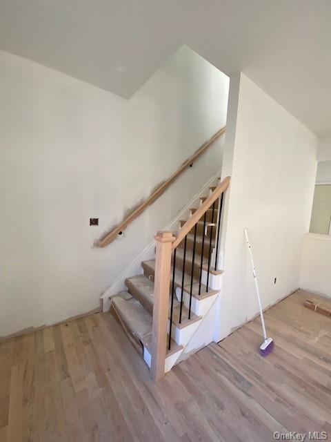 Lot #3 Mountain Road Port Jervis, NY 12771 - Photo 9 of 31 Staircase featuring hardwood / wood-style flooring