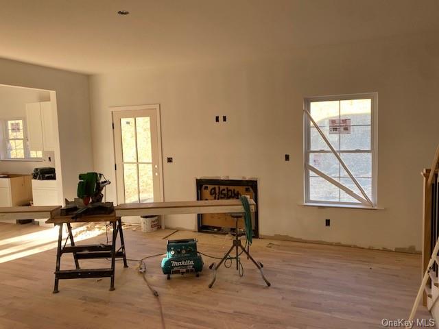 Lot #3 Mountain Road Port Jervis, NY 12771 - Photo 10 of 31 Sitting room with light hardwood / wood-style floors and a wealth of natural light