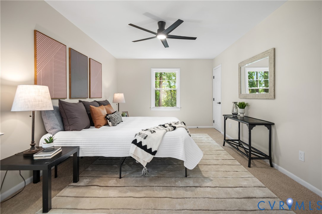 8928 Hawkbill Road North Chesterfield, VA 23237 - Photo 29 of 50 Room featuring a modern black ceiling fan, single
