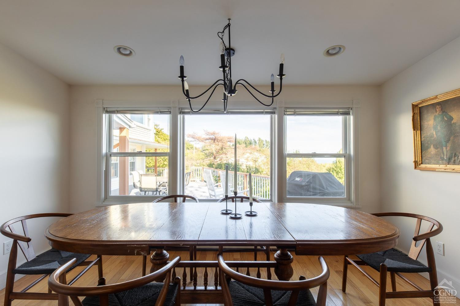 5289 Co Rte 20 Durham, NY 12422 - Photo 26 of 59 a view of a dining room with furniture window and outside view