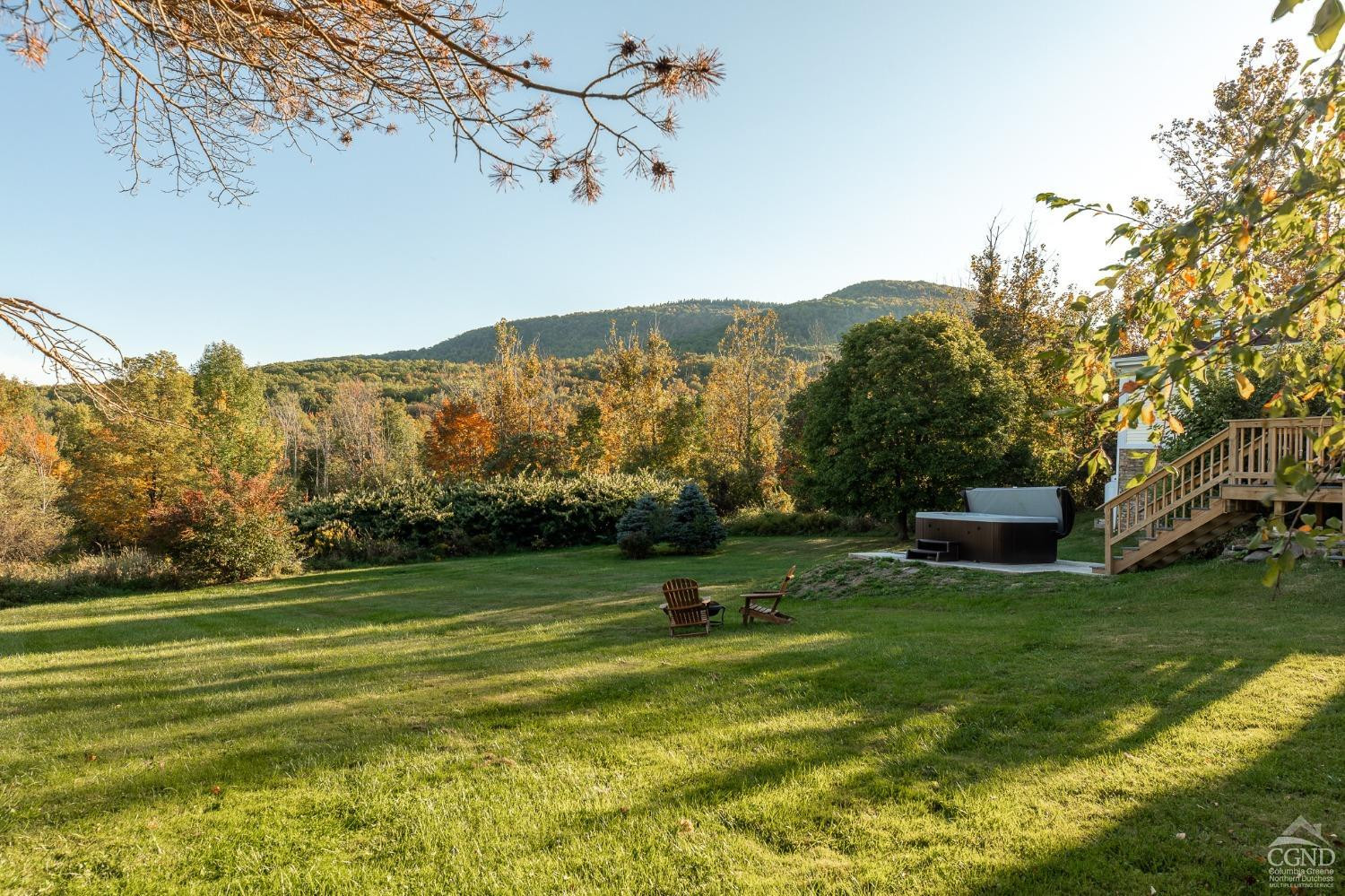 5289 Co Rte 20 Durham, NY 12422 - Photo 46 of 59 a view of a green field with mountains in the background
