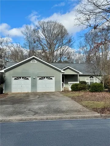 a view of a house with a outdoor space
