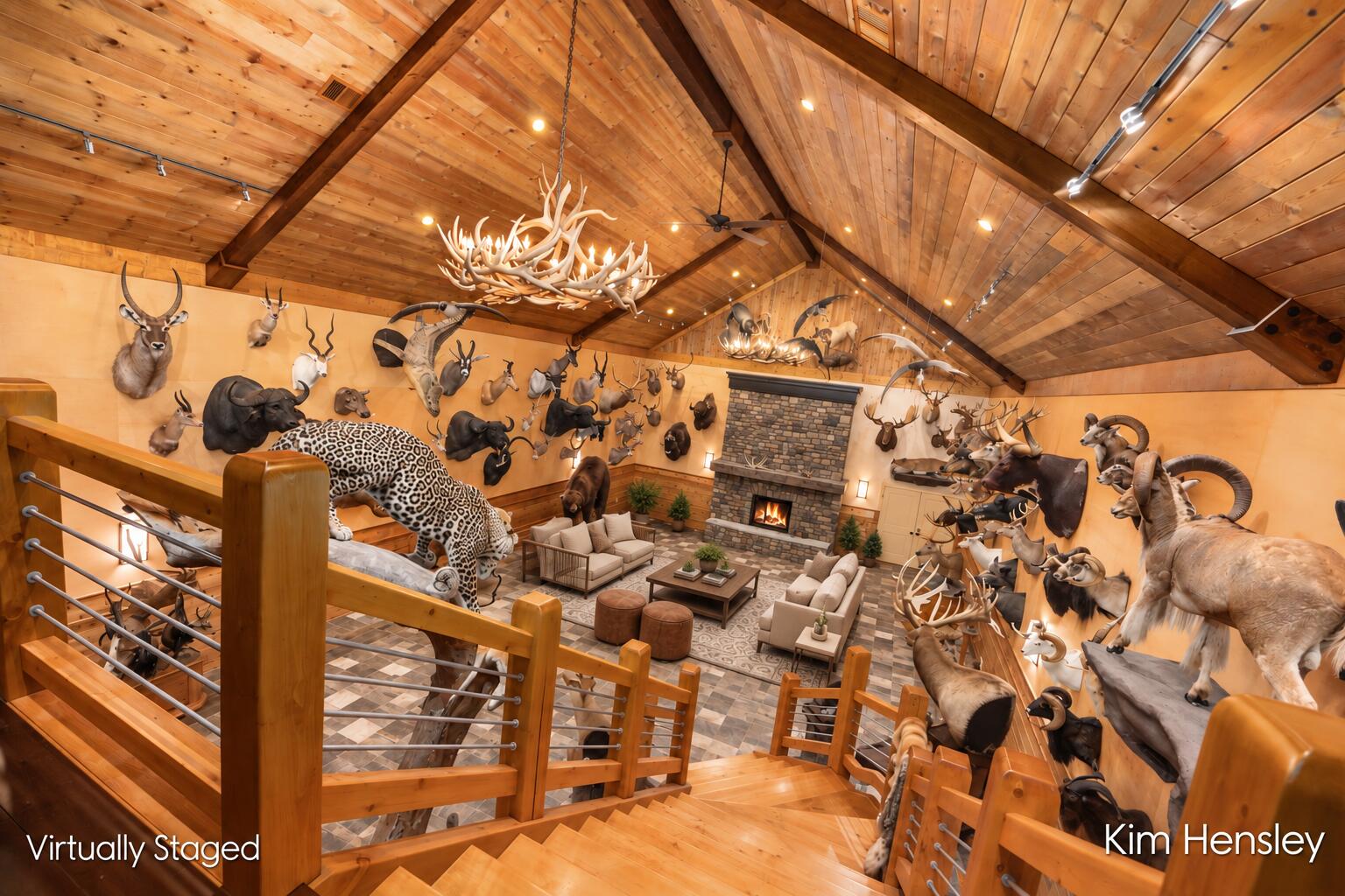 3948 North Holland Road Stanton, MI 48888 - Photo 40 of 67 Rustic Lodge Trophy Room Retreat