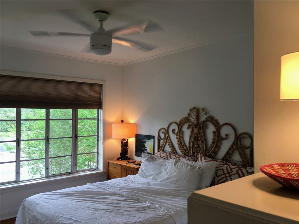 3416 Enfield Road, Unit B Austin, TX 78703 - Photo 18 of 31 Furnished bedroom photo