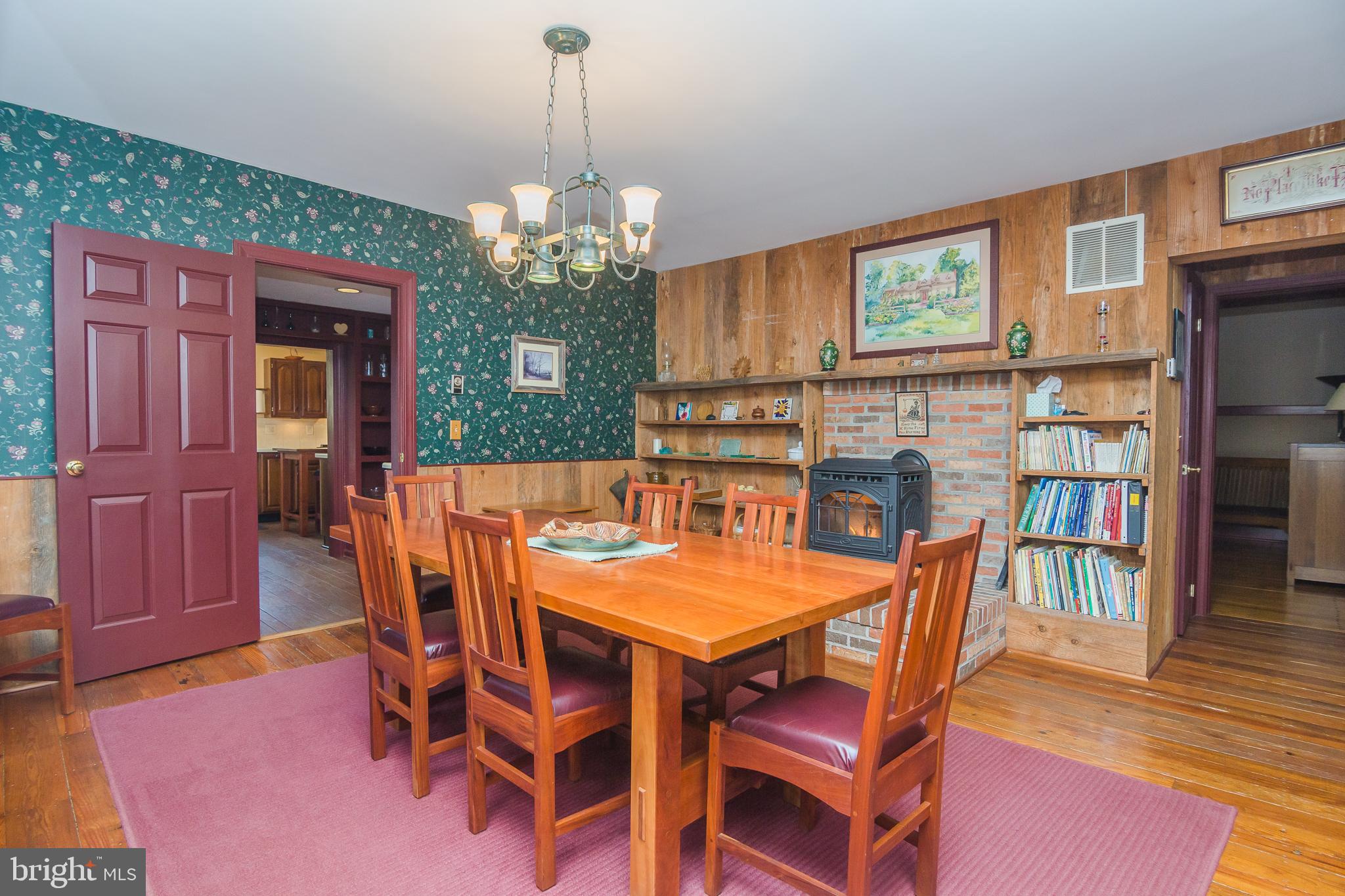 3387 Allen Road Eden, MD 21822 - Photo 17 of 67 a view of a dining room with furniture and a chandelier