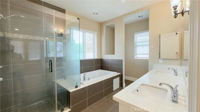 wooden floor with a mirror