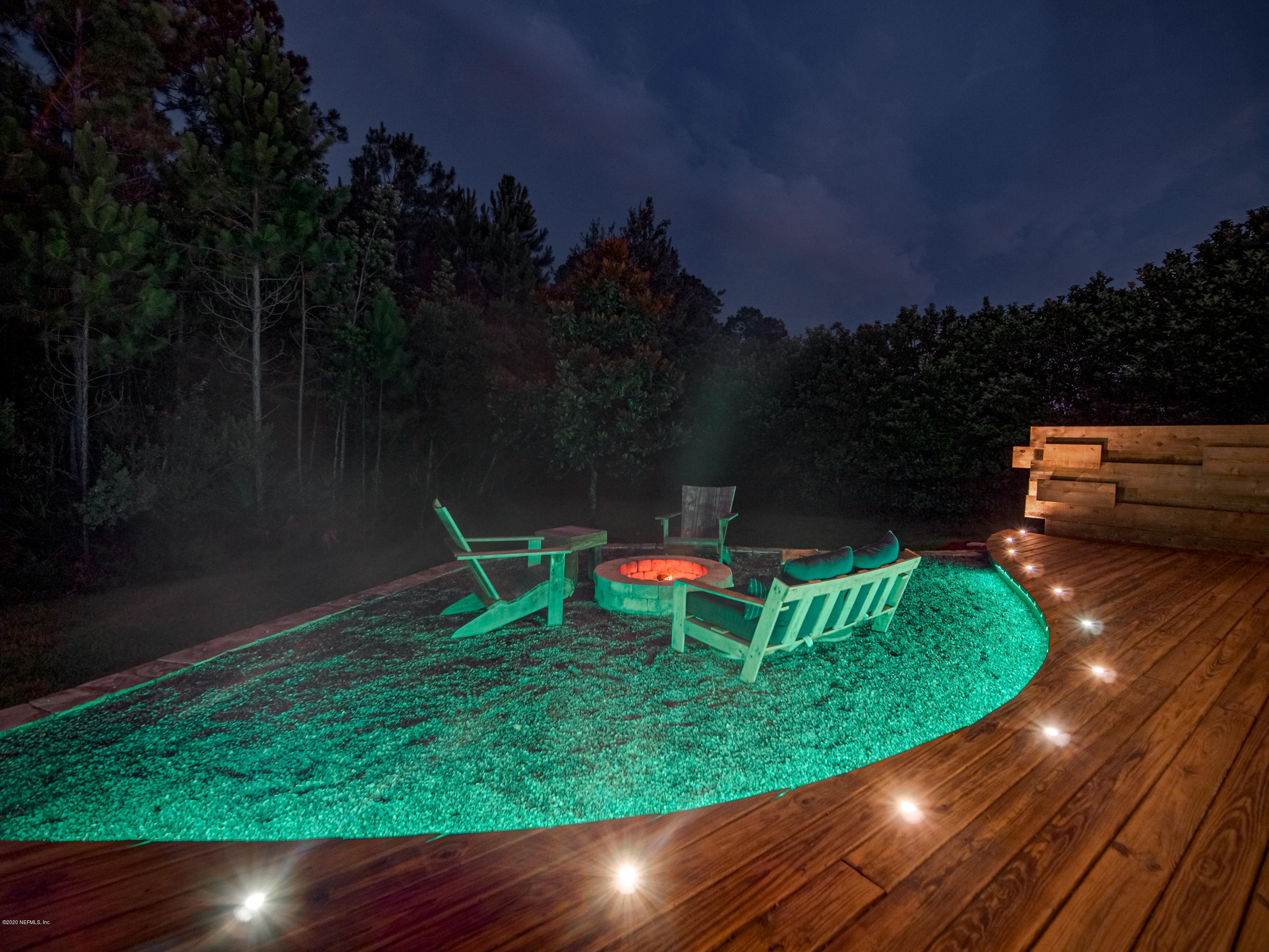 6152 White Tip Road Jacksonville, FL 32258 - Photo 30 of 44 Under Deck Lighting for Fire Pit