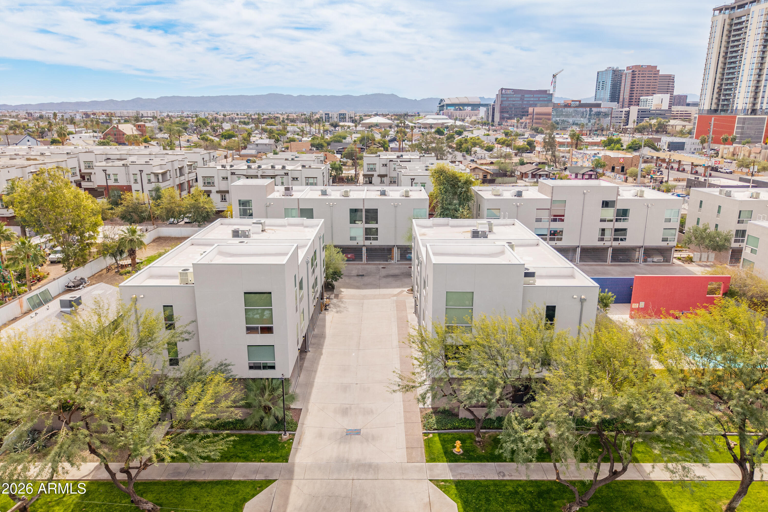 727 East Portland Street, Unit 35 Phoenix, AZ 85006 - Photo 35 of 49 a view of a city with tall buildings