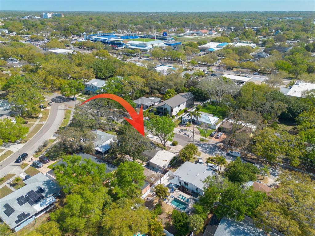 200 Broadway Dunedin, FL 34698 - Photo 3 of 59 an aerial view of residential houses with outdoor space