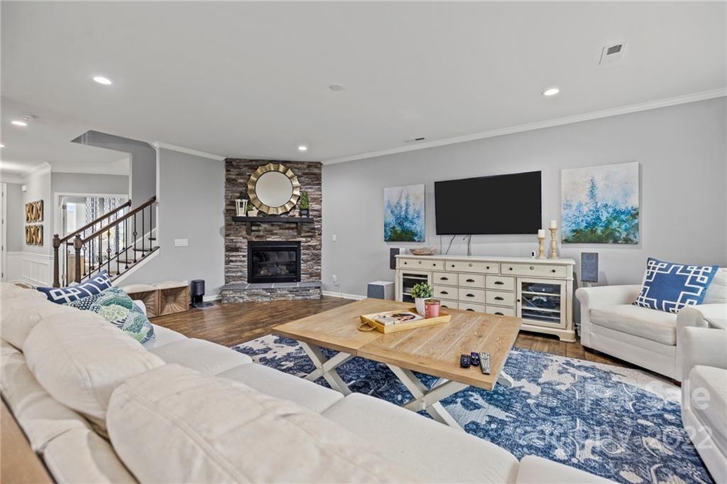 270 Hampton Trail Drive Fort Mill, SC 29708 - Photo 13 of 42 a living room with furniture and a flat screen tv