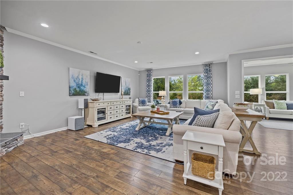270 Hampton Trail Drive Fort Mill, SC 29708 - Photo 9 of 42 a living room with furniture and a flat screen tv