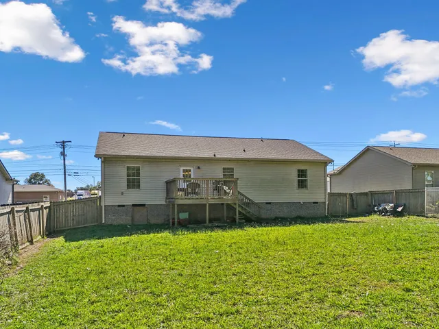 a house view with a garden space